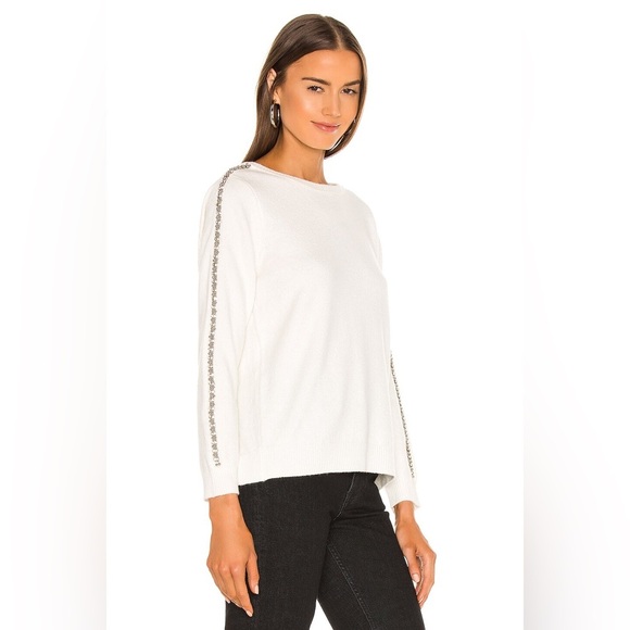 NEW 1. State Embellished V-Back Long Sleeve Sweater Soft Knit - Picture 5 of 15